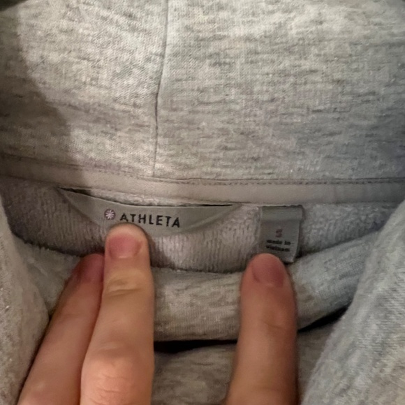 Athleta Fleece Sweatshirt - Small - Picture 3 of 4